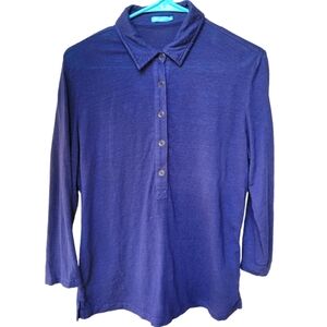 J.McLaughlin Linen Blend Top Size M